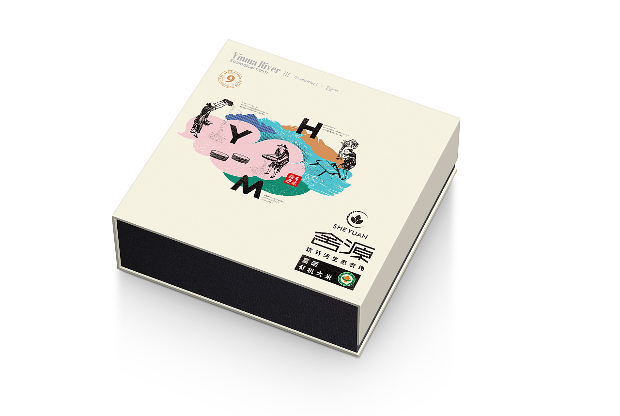 匠心精“裝”，自然饋贈(zèng)的味蕾之約——吉林飲馬河舍源有機(jī)大米包裝設(shè)計(jì)解析